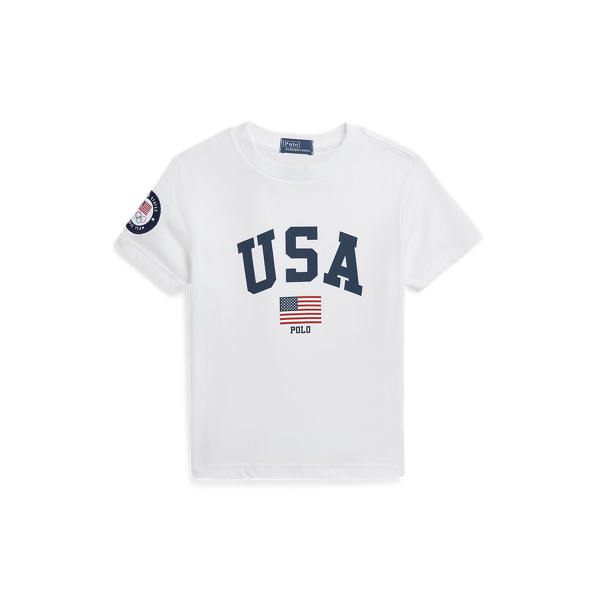 Team USA Cotton Jersey Tee Boys 2-7 1