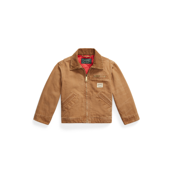 Cotton Canvas Jacket Boys 1.5-6 Years 1