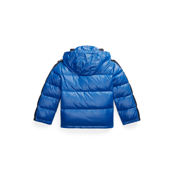 Sapphire Star Logo Down Hooded Jacket Boys 2-7 2