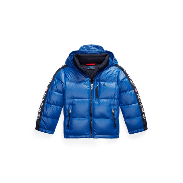 Metallic Royal Blue Alasia shops Puffer Jacket