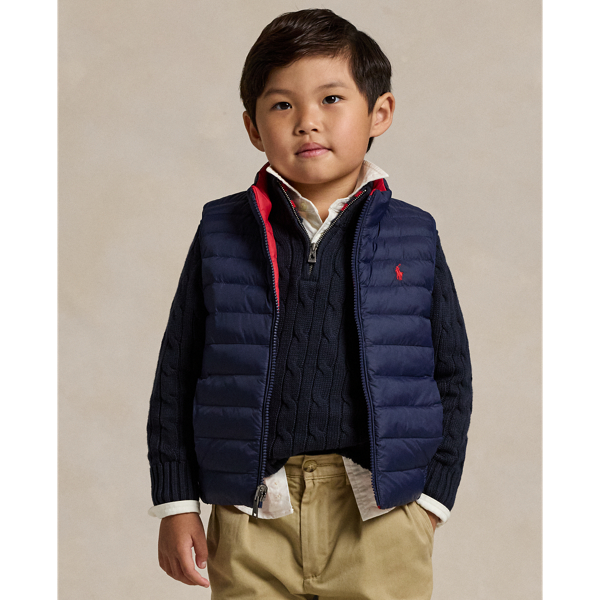 Gilet P-Layer 2 double-face trapuntato