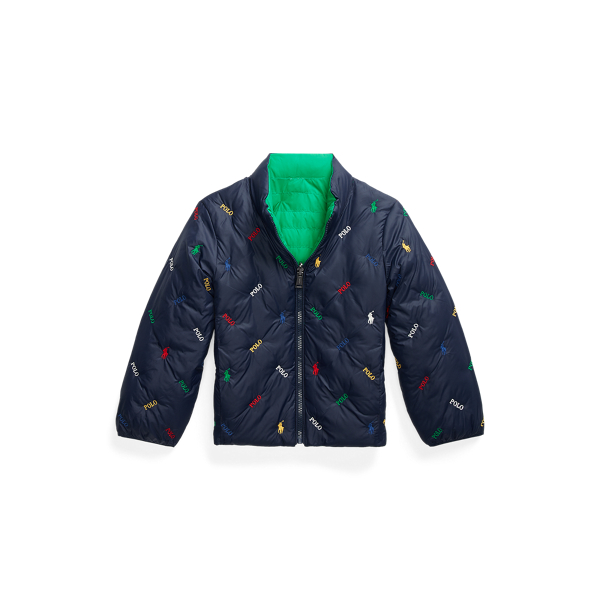 POLO RALPH LAUREN big kids Unisex P- selling Layer 2 Reversible Jacket