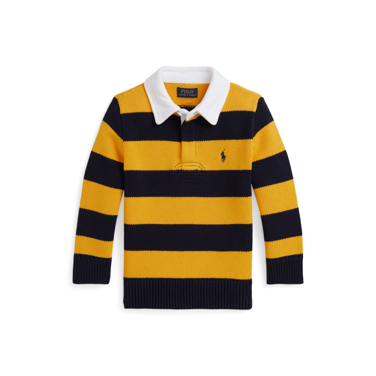 Striped Cotton Rugby Sweater