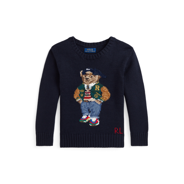 POLO RALPH LAUREN Boys' Special Edition Sweater Bear Pullover Sweaters size on sale 4T/4