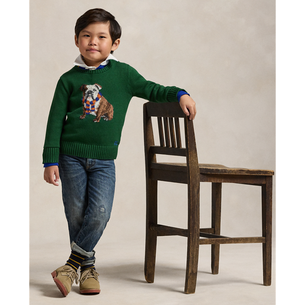 New Forest Dog-Intarsia Sweater Boys 2-7 4