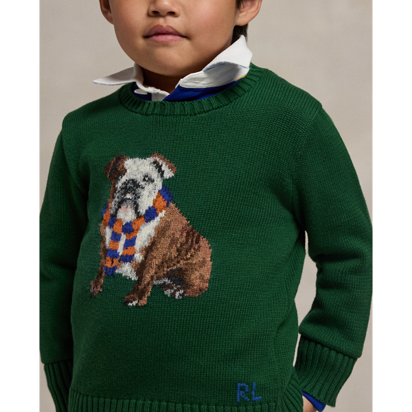 New Forest Dog-Intarsia Sweater Boys 2-7 5