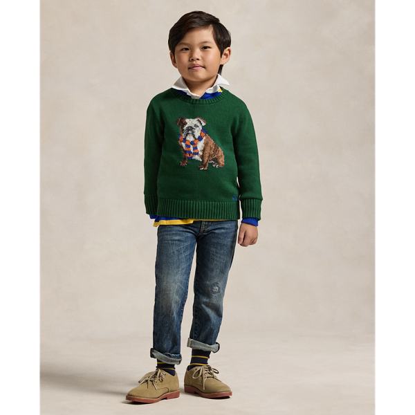 New Forest Dog-Intarsia Sweater Boys 2-7 6