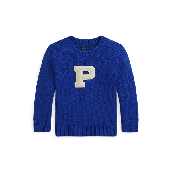 Cotton Letterman Jumper Boys 1.5-6 Years 1
