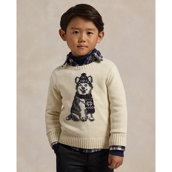 Boys Tan Sweaters Ralph Lauren