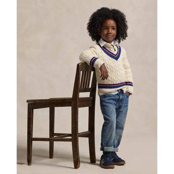 Baby boy v neck sweater best sale