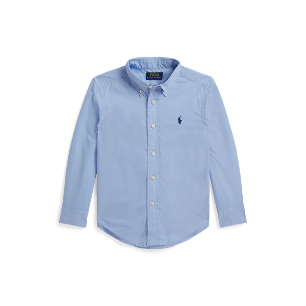 Chemise en popeline de coton Boys 1.5-6 Years en 1