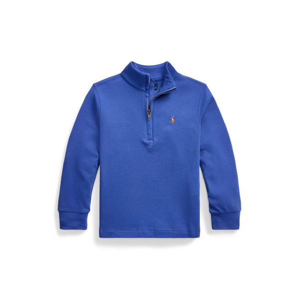 Cotton Interlock Quarter Zip Pullover for Children Ralph Lauren NL