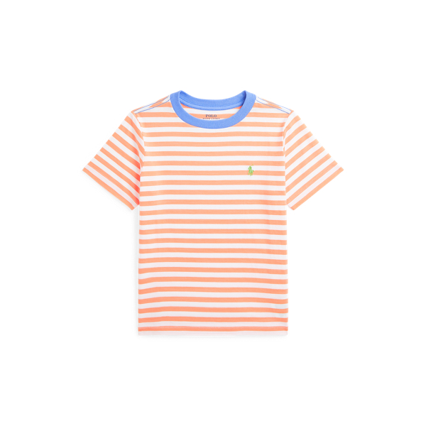ストライプロゴジャージーTシャツ POLO RALPH LAUREN tシャツ クラシック フィット ストライプド