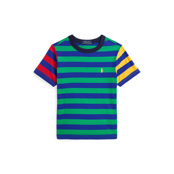 Striped Cotton Jersey Tee