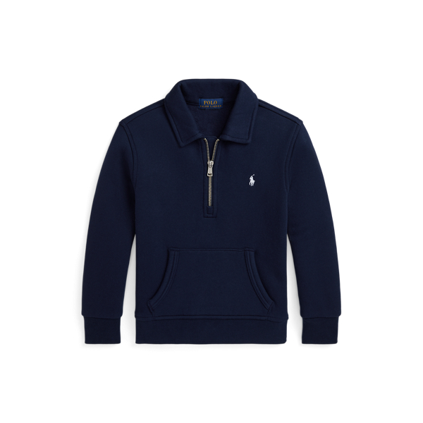 Ralph lauren fleece quarter zip on sale