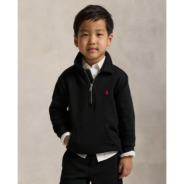 Fleece Collared Sweatshirt