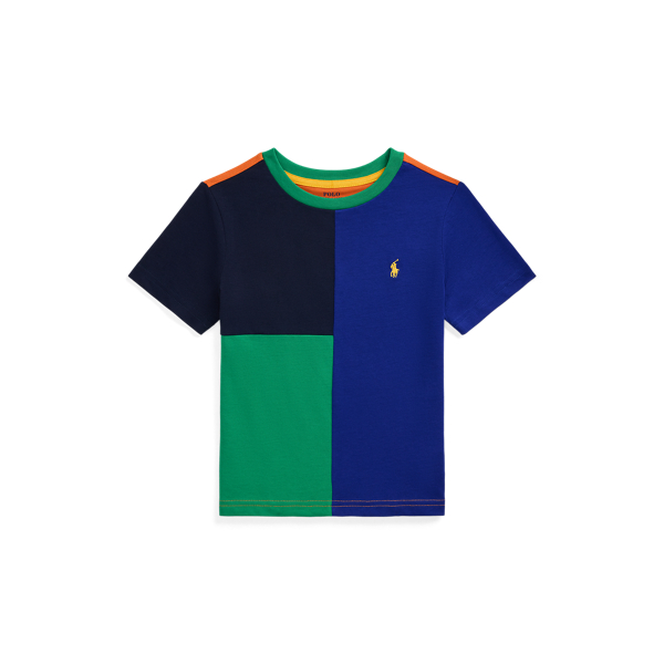 Color-Blocked Cotton Jersey Tee