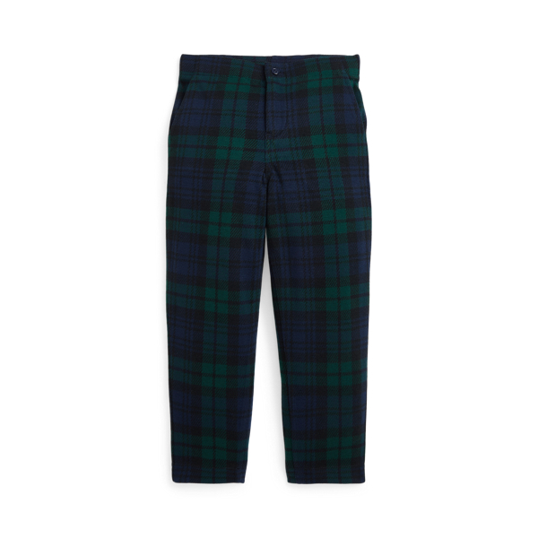 Plaid Jacquard Flannel Trouser