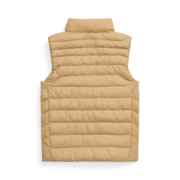 Desert Khaki Packable Quilted Gilet Boys 1.5-6 Years 2