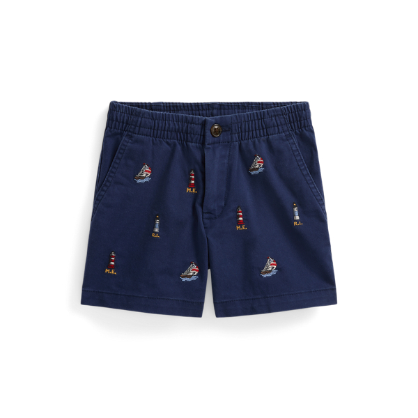 Polo Prepster Embroidered Chino Short for Boys Ralph Lauren UK