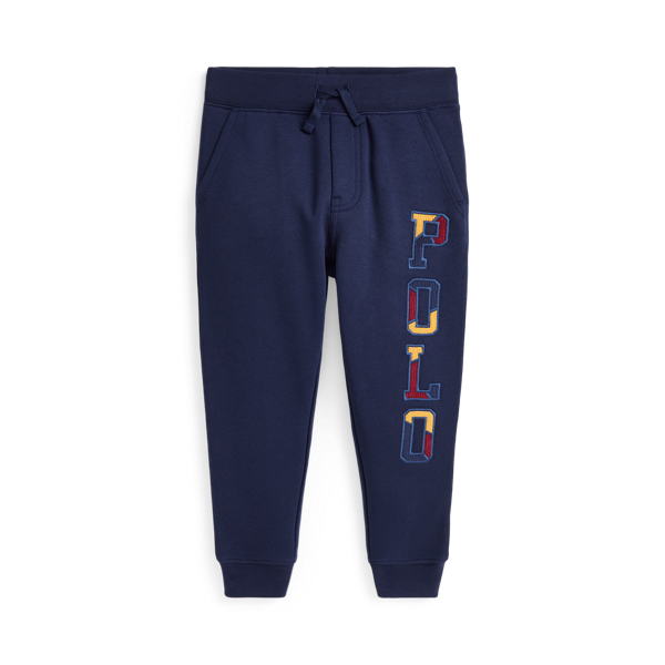 Ralph lauren patchwork fleece jogger best sale