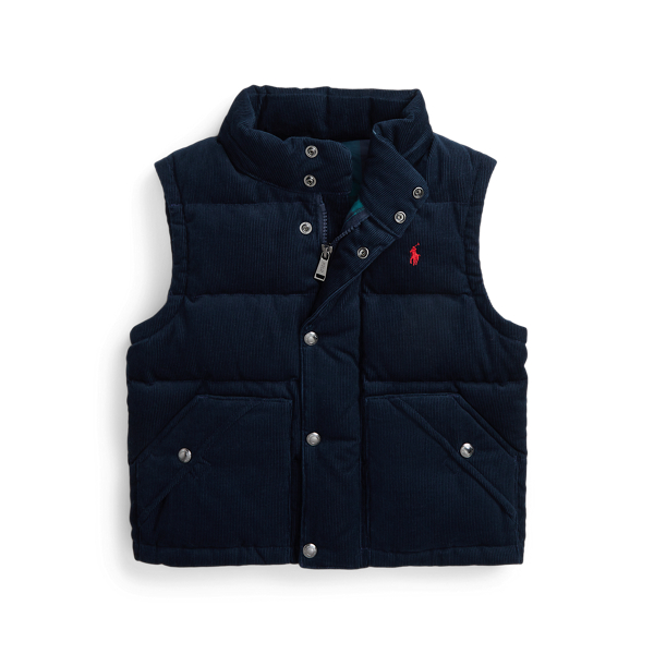 Convertible Corduroy Down Jacket for Boys Ralph Lauren UK