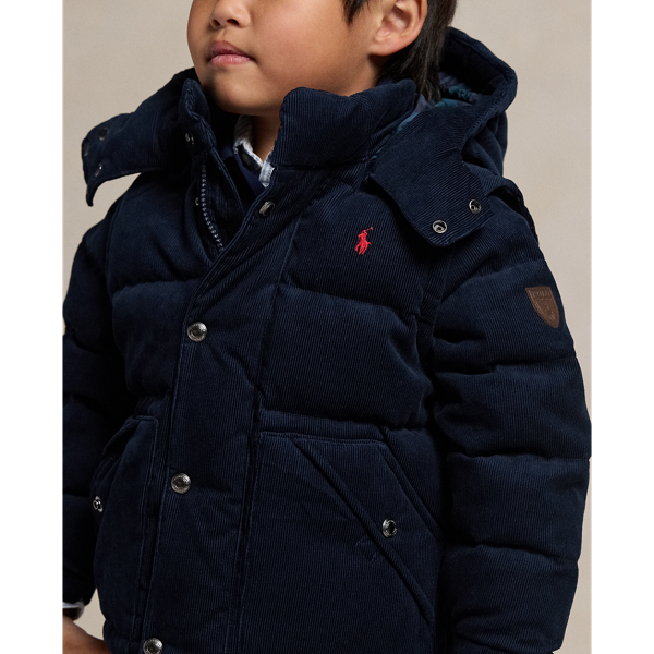 Convertible Corduroy Down Jacket