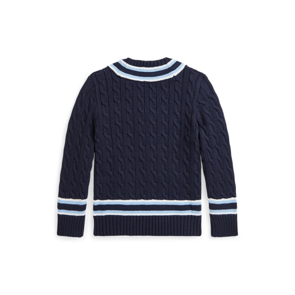 POLO RALPH LAUREN コットンカシミヤ　クリケットセーター S POLO RALPH LAUREN コットンカシミヤ クリケットセーター S