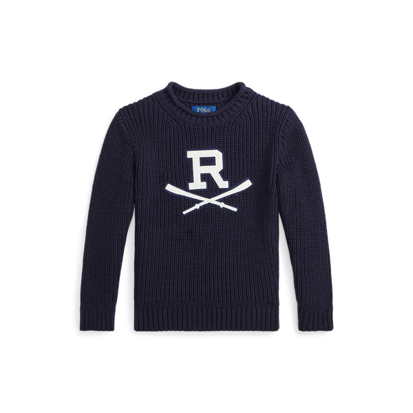 Rowing Letterman Cotton Sweater