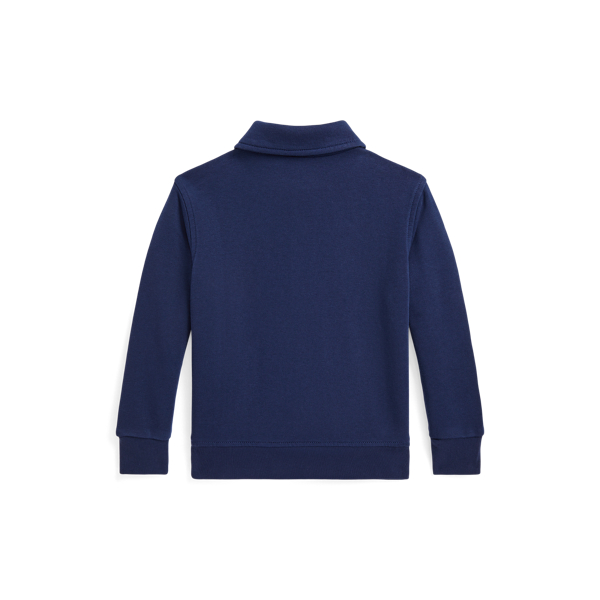 Sweat à col en coton éponge
