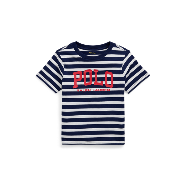 Tシャツ・カットソー POLO RALPH LAUREN Cotton striped T-shirt with logo Logo Striped Cotton Jersey Tee