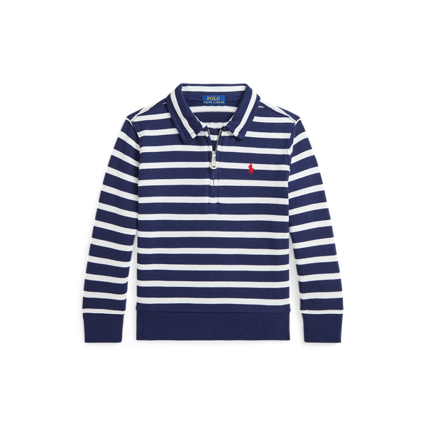Striped French Terry Sweatshirt Boys 1.5-6 Years 1