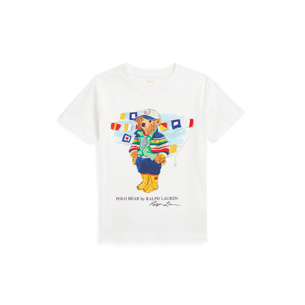 Polo Bear Cotton Jersey Tee