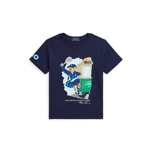 Refined Navy T-Shirt Australian Open mit Polo Bear Boys 1.5-6 Years 1