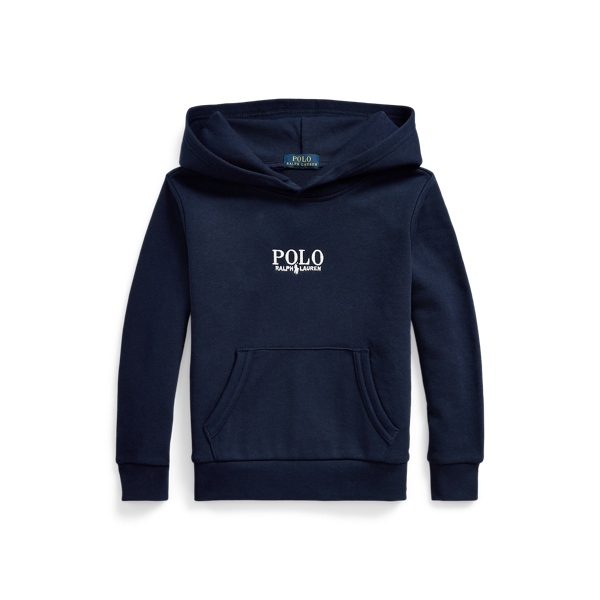 French-Terry-Kapuzenpullover mit Logo
