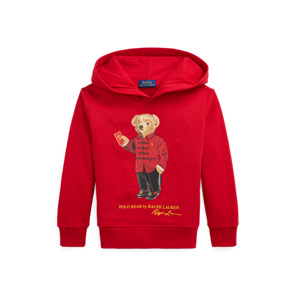 Lunar New Year Polo Bear Fleece Hoodie