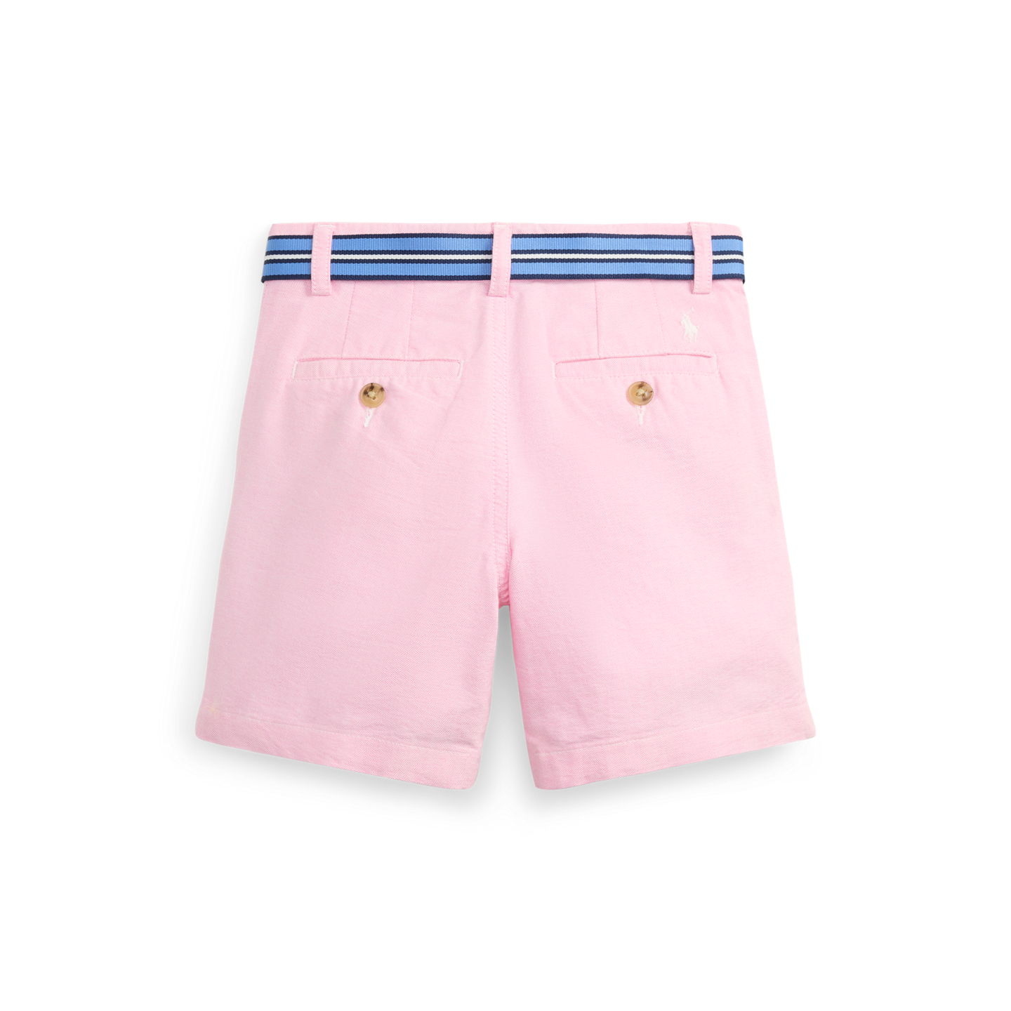 Шорты Ralph Lauren Belted Cotton Oxford Short, цвет: Розовый — фото 1