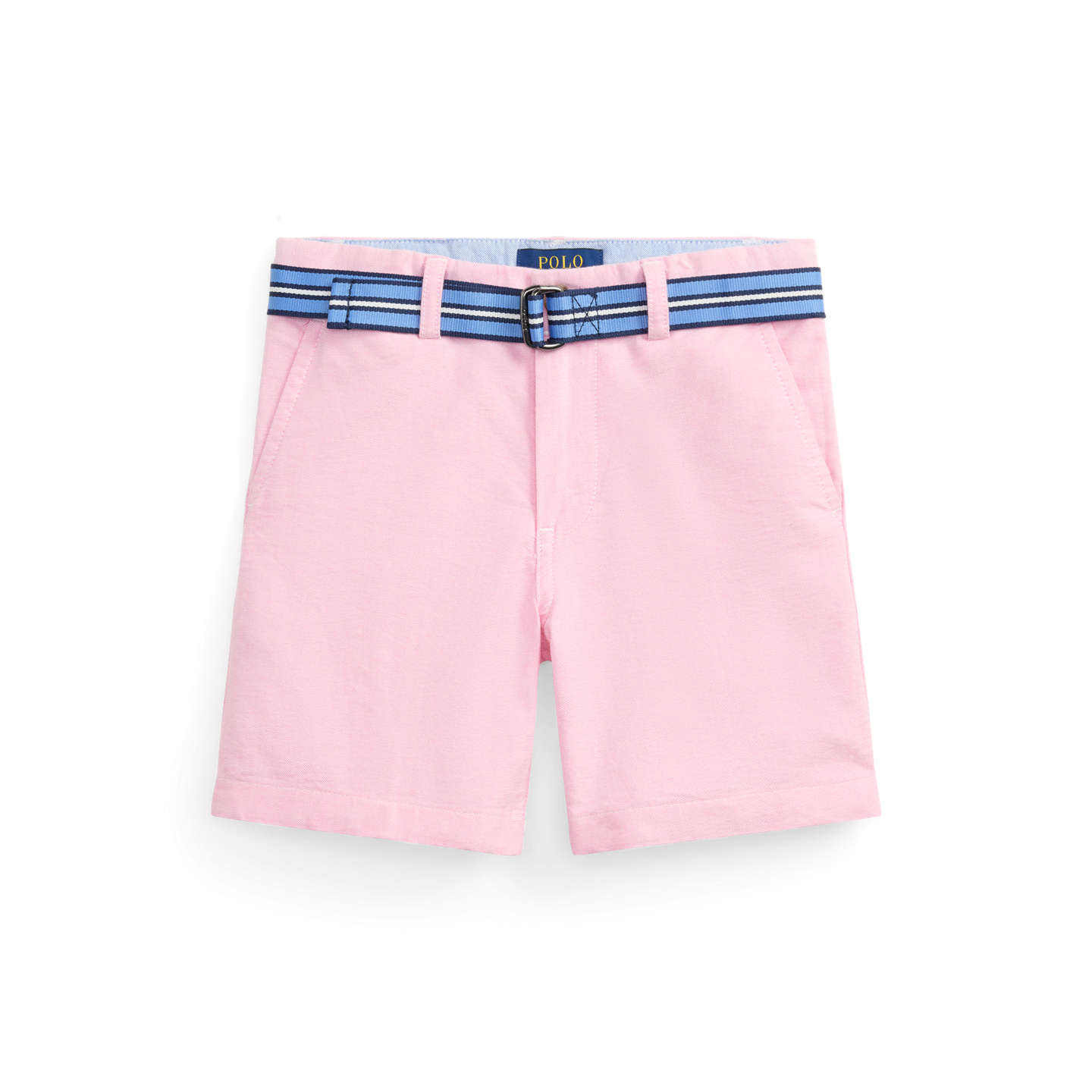 Шорты Ralph Lauren Belted Cotton Oxford Short, цвет: Розовый — фото 5