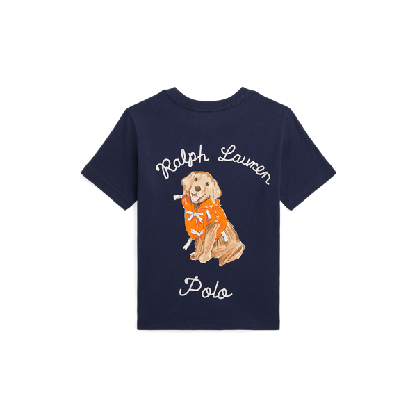 ドッグプリント コットン ジャージー ポケット Tシャツ | ラルフ