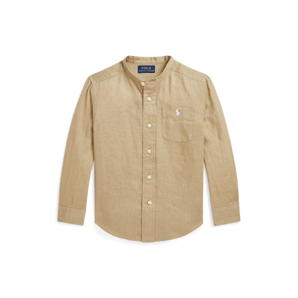 Camisa de linho Boys 1.5-6 Years em 1