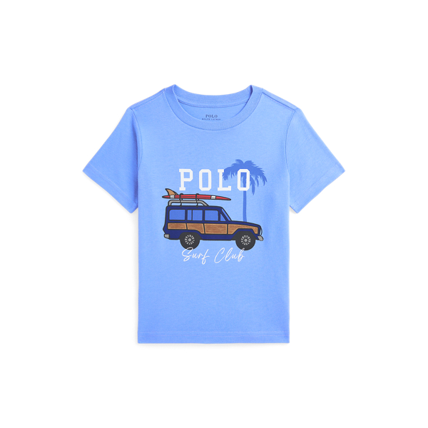 T-shirt motif voiture en jersey de coton