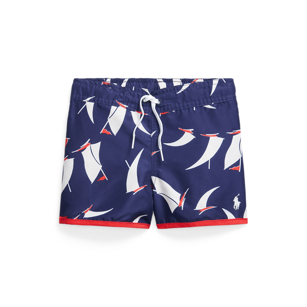 Art Deco Sails Badeshorts mit Segelboot-Druck Boys 1.5-6 Years 1