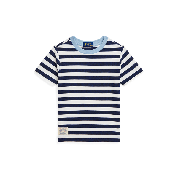 Polo Ralph Lauren ストライプTシャツ ストライプド ロゴ ジャージー Tシャツ | ラルフ ローレン公式