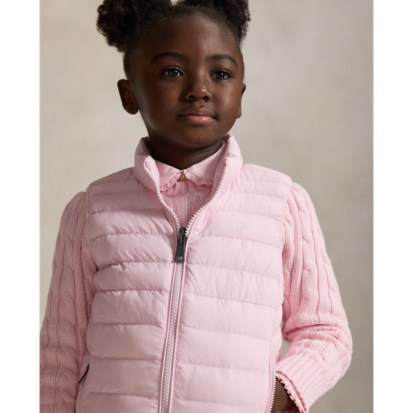 Verstaubare Steppweste P-Layer 2 Unisex in Hauchzartes Rosa 5