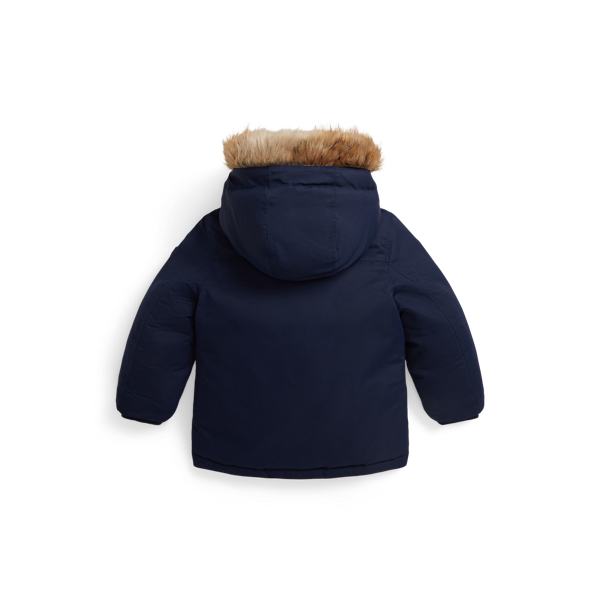 Faux-Fur-Trim Down Parka