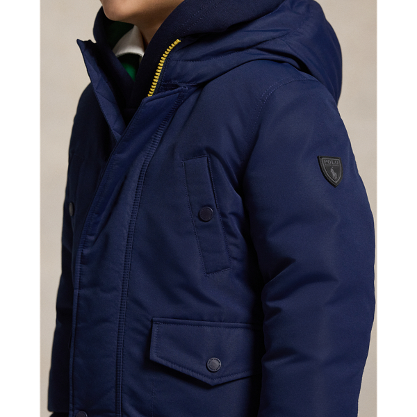 Faux-Fur-Trim Down Parka