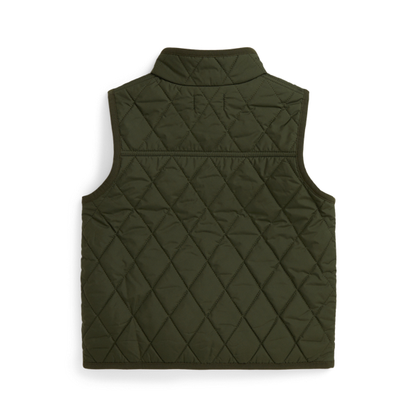 Fleece-Lined Quilted Vest