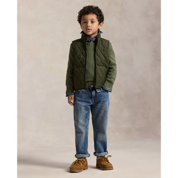 Fleece-Lined Quilted Vest