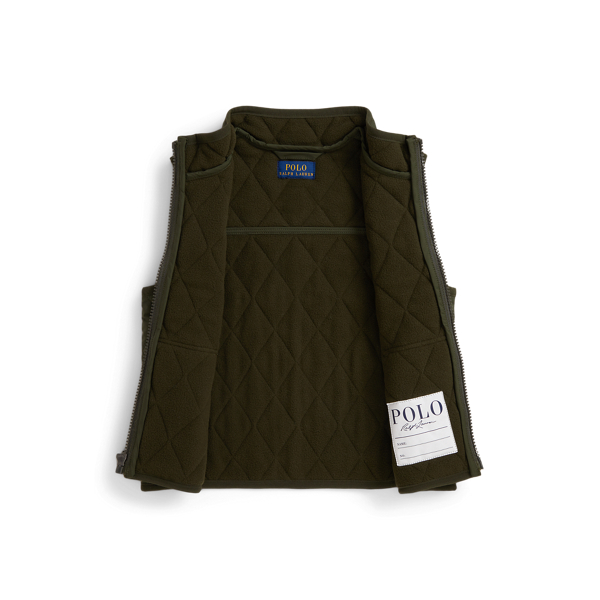 Fleece-Lined Quilted Vest