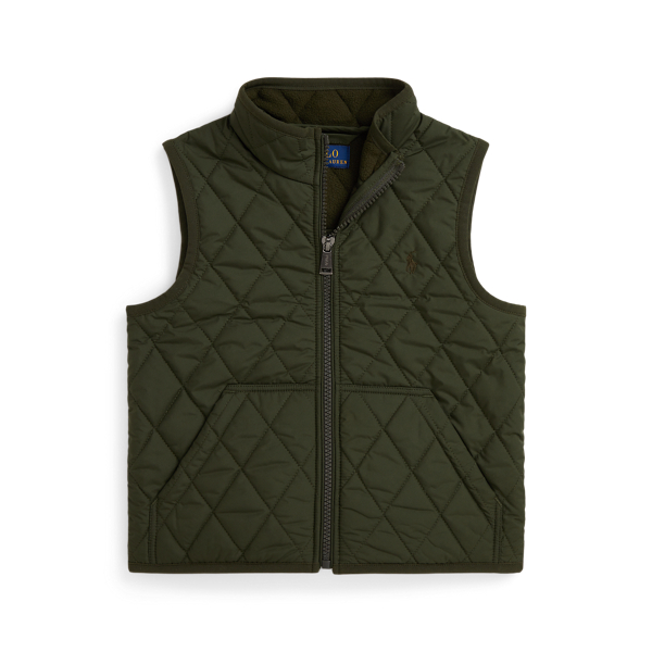 Fleece-Lined Quilted Vest